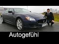 2015 Maserati Quattroporte test drive REVIEW V6 Diesel - Autogefühl