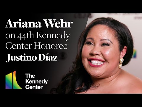 Ariana Wehr on Justino Díaz | The 44th Kennedy Center Honors Red Carpet