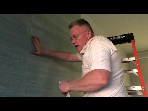 How To Lay Down Manila Hemp Grasscloth Wallpaper Seams - Spencer Colgan