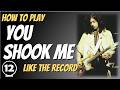 You Shook Me - Led Zeppelin | Guitar Lesson