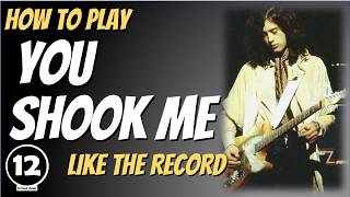 You Shook Me - Led Zeppelin | Guitar Lesson