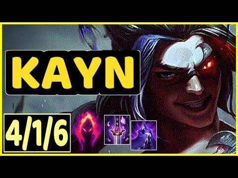 KAYN VS AMUMU - 4/1/6 KDA JUNGLE GAMEPLAY