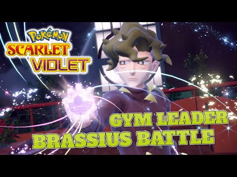 Pokemon Violet: Gym Leader Brassius Battle