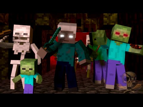 ♫ "War" - A Minecraft Parody song of "Burn" By Ellie Goulding "Animated Minecraft Parody"