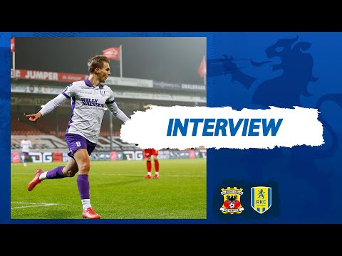 🎙️ Doelpuntenmaker Finn Stokkers na afloop van Go Ahead Eagles - RKC Waalwijk