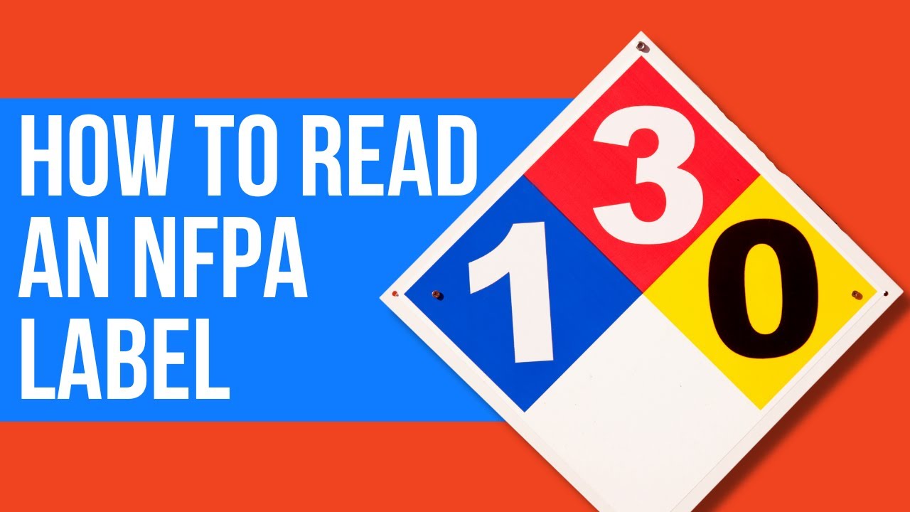 EHS Training: How to read an NFPA label
