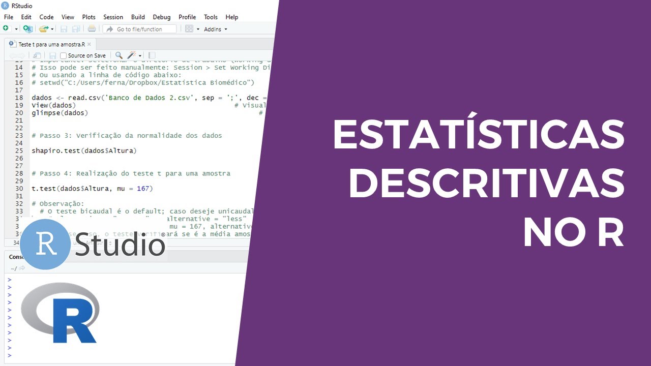 Estatísticas descritivas no R - Tabelas