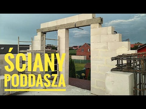 Budowa domu w nefrisach 2g2. Ściany poddasza. #ściany, #budowadomu
