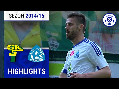 Górnik Łęczna - Ruch Chorzów 0:1 | SKRÓT | Ekstraklasa 2014/15 | 35. Kolejka