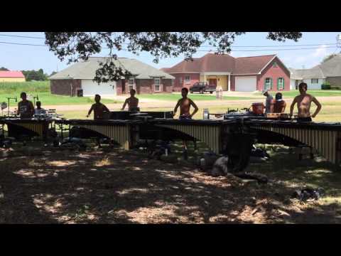 Bluecoats 2015 - Front Ensemble - Lafayette, La