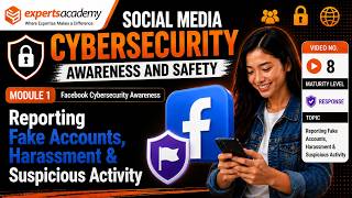 🛡️Facebook Awareness and Safety: Reporting Fake Accounts, Harassment & Suspicious Activity -Lesson 8