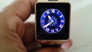 How to change pre-installed Clock Faces for DZ09 smart watch
