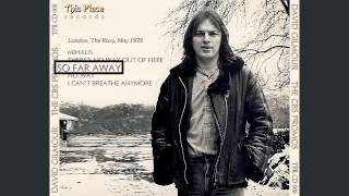 David Gilmour - So Far Away - London (1978)