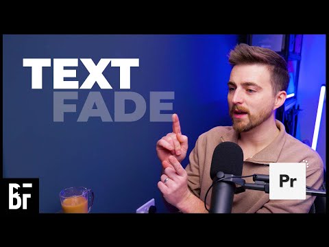 Text Fade Transition Premiere Pro