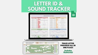 Letter ID & Sound Tracker | Tutorial
