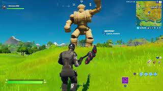 Dance At the Pipeman, the Hayman & Timber Tent | FORTNITE TRICK SHOT