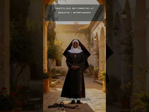 Santos que no conocías #2: Santa Josefina Bakhita 🙏#SantaJosefinaBakhita #Santos #FeCatólica