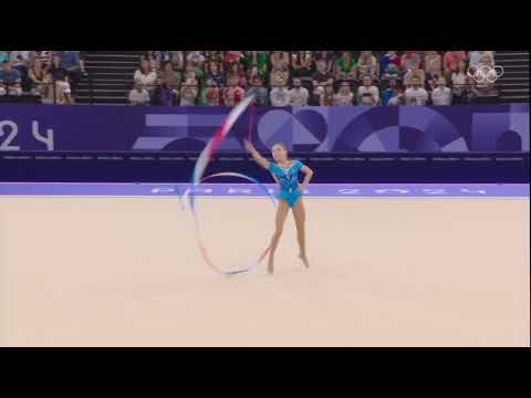 Stiliana Nikolova Ribbon routine Paris 2024