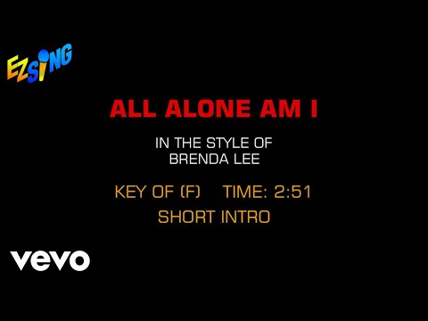 Brenda Lee - All Alone Am I (Karaoke EZ Sing)