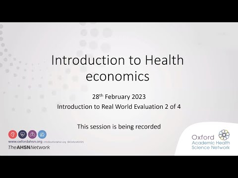 Introduction to health economics