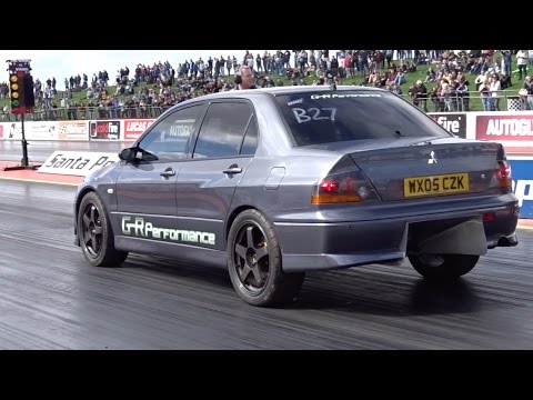 G-R Performance Tuned 900bhp EVO 8 - 1/4 Mile  - 9.94 @ 145mph