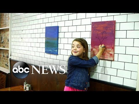 Young girl damages paintings for sale with markers l What Would You Do