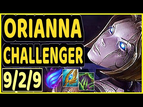 KARIS (ORIANNA) - 9/2/9 KDA MID CHALLENGER GAMEPLAY - KR