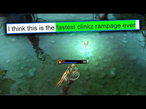 someone sent me the fastest clinkz rampage ever