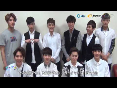 [LIVE_HD] 141023 EXO SBS Inkigayo in China VCR