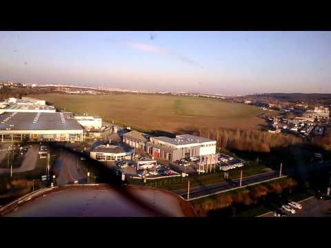 Budaörs airport landing C150