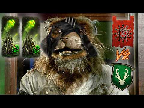 Plagueclaw Catapult Action vs MASS Wood Elf Archers - Total War Warhammer 3