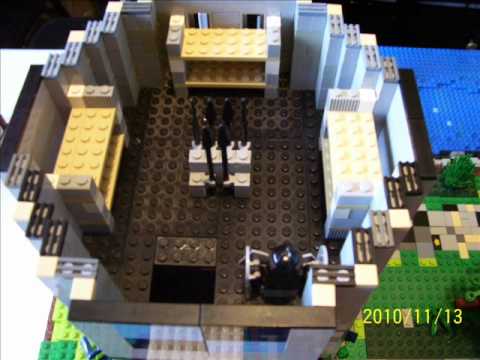 lego cliff top tower. All custom.