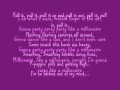 Lyrics to Party Like a Millionaire by Millionaires ...