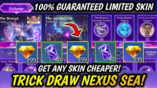 Download lagu HOW TO GET SKIN CHEAPER IN THE NEXUS SEA 11.11 | TIP & TRICKS DRAW LAYLA LEGEND & THAMUZ! - MLBB mp3
