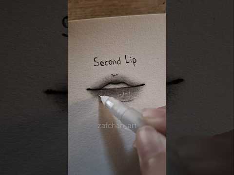 Drawing lips in different ways ✨️ #drawing #tutorial #art #howtodraw #shorts