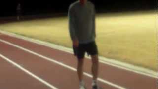 preview picture of video 'Running Track, Tuesday Night Track Workout, Virginia Beach, Virginia'