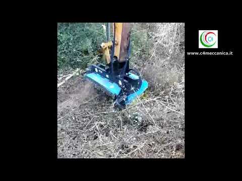 C4 F130 Testata Trinciante Forestale - Forestry Mulcher Head