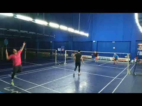Badminton MuhibbahTeam Men's Double Sparring - Redza / Azmi Navy Vs Gary Ng / Shane
