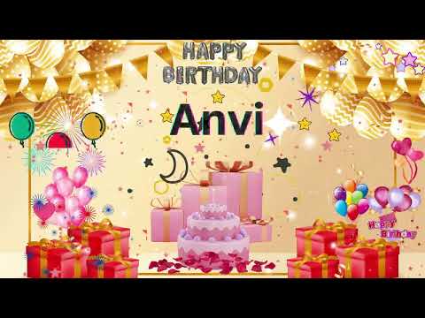 Birthday Song for Anvi || Happy Birthday Anvi ||