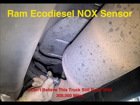 2016 Ram Ecodiesel 3.0 Rear NOX Sensor Replacement