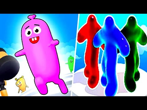 Crazy Number Run vs Merge Rush 3D - Max Level Gameplay (Part 1)