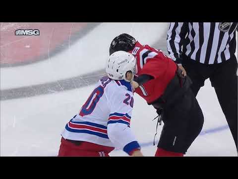 NHL Fight - Rangers @ Devils - Kreider vs Severson - 13 04 2021