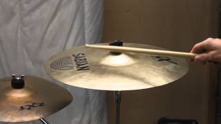 Video thumbnail for Sabian AAX 16" Stage Crash Cymbal Sound Test / Review by Alex Starkey