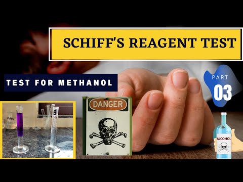 Test for Methanol | Schiff's Reagent test in Viscera | Poison analysis | Toxicology| UGC-NET | Ep. 3