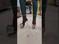 Metal Sandals With Thin High Heels Metal Steelsandals Metalsandals