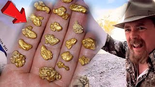 I Found a Desert Waterfall Full of Placer GOLD