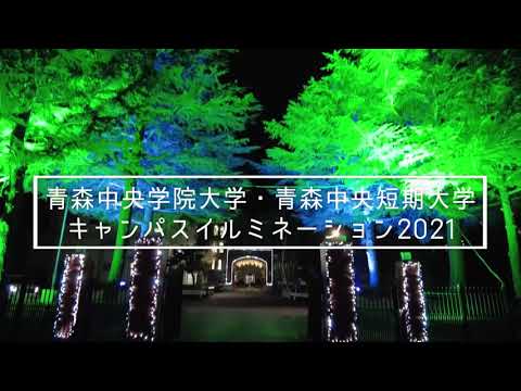 看護学科 青森中央学院大学・青森中央短期大学 キャンパスイルミネーション2021