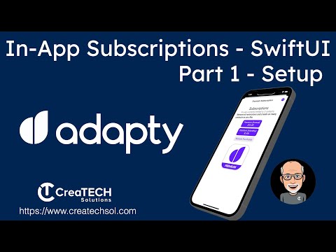 In-App Purchases with Adapty 1 - Setup App Store Connect and Adapty thumbnail