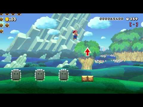 Super Mario Maker: "My levels" Bludo 1-1