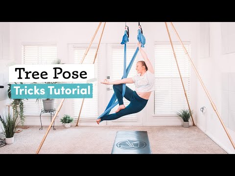 Aerial Yoga Trick Tutorial | Baumhaltung + Variationen